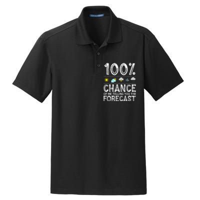 Funny Meteorology Gift Weather Enthusiasts Cool Weatherman (1) Dry Zone Grid Polo