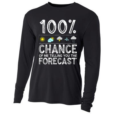 Funny Meteorology Gift Weather Enthusiasts Cool Weatherman (1) Cooling Performance Long Sleeve Crew