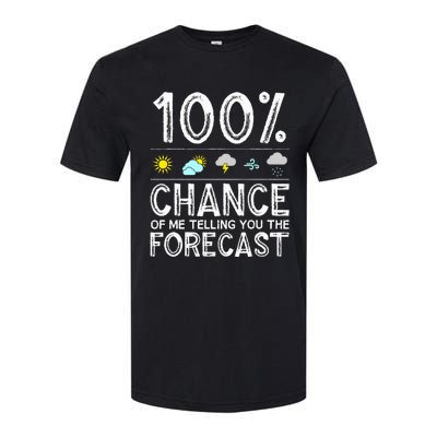 Funny Meteorology Gift Weather Enthusiasts Cool Weatherman (1) Softstyle CVC T-Shirt