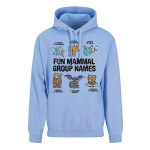 Fun Mammal Group Names Unisex Surf Hoodie