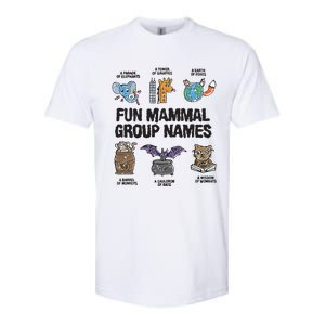 Fun Mammal Group Names Softstyle CVC T-Shirt