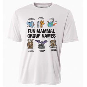 Fun Mammal Group Names Cooling Performance Crew T-Shirt