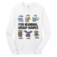 Fun Mammal Group Names Tall Long Sleeve T-Shirt