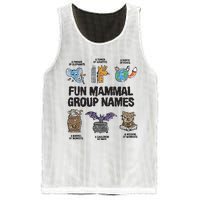 Fun Mammal Group Names Mesh Reversible Basketball Jersey Tank