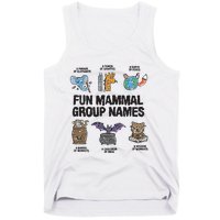 Fun Mammal Group Names Tank Top