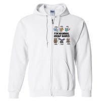 Fun Mammal Group Names Full Zip Hoodie