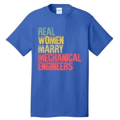 Funny Marriage Gift Real Marry Mechanical Engineers Cute Gift Tall T-Shirt