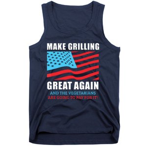 Funny Make Grilling Great Again Trump BBQ Pit Maste Tank Top