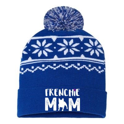 Frenchie Mom Gift French Bulldog Gift USA-Made Snowflake Beanie