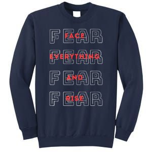 Fearless, Motivational Gym, No Fear, Courage, Phrase/Quote Sweatshirt