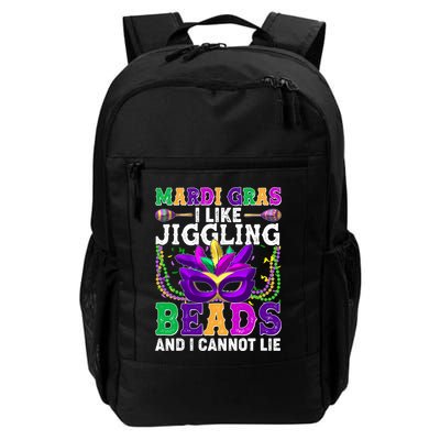 Funny Mardi Gras I Like Jiggling Beads And I Cannot Lie Backpack