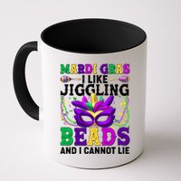 Funny Mardi Gras I Like Jiggling Beads And I Cannot Lie Mug