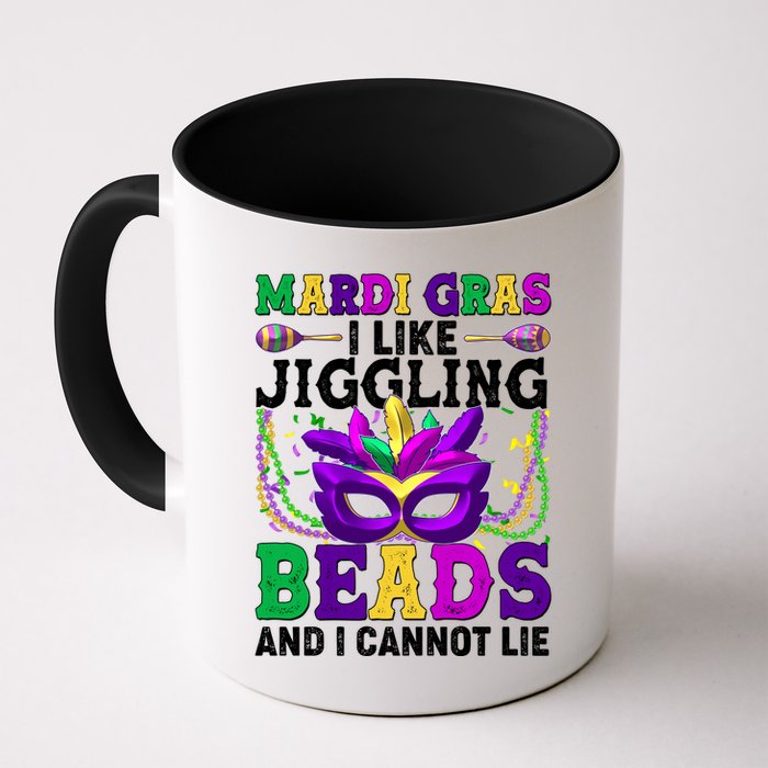 Funny Mardi Gras I Like Jiggling Beads And I Cannot Lie Mug