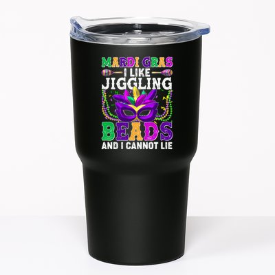 Funny Mardi Gras I Like Jiggling Beads And I Cannot Lie Tumbler