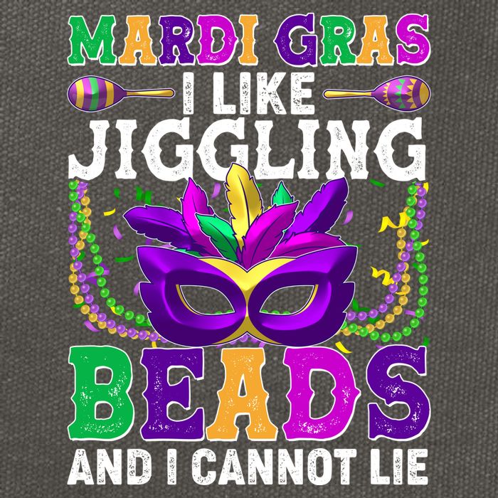 Funny Mardi Gras I Like Jiggling Beads And I Cannot Lie Cotton Canvas Backpack