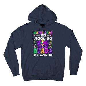 Funny Mardi Gras I Like Jiggling Beads And I Cannot Lie Hoodie