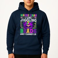 Funny Mardi Gras I Like Jiggling Beads And I Cannot Lie Hoodie