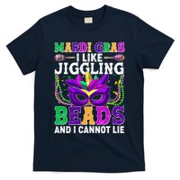Funny Mardi Gras I Like Jiggling Beads And I Cannot Lie T-Shirt