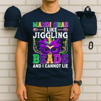 Funny Mardi Gras I Like Jiggling Beads And I Cannot Lie T-Shirt