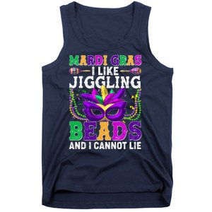 Funny Mardi Gras I Like Jiggling Beads And I Cannot Lie Tank Top