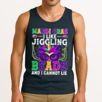 Funny Mardi Gras I Like Jiggling Beads And I Cannot Lie Tank Top