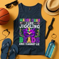 Funny Mardi Gras I Like Jiggling Beads And I Cannot Lie Tank Top