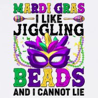 Funny Mardi Gras I Like Jiggling Beads And I Cannot Lie Garment-Dyed Sweatshirt