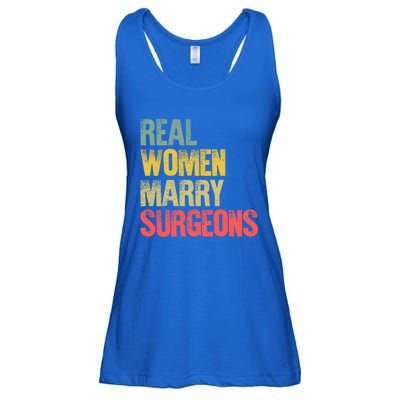 Funny Marriage Gift Real Marry Surgeons Bride Cute Gift Ladies Essential Flowy Tank