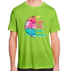 Funny My Goal Is To Deny Yours Soccer Goalie Defender Gift Adult ChromaSoft Performance T-Shirt