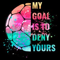 Funny My Goal Is To Deny Yours Soccer Goalie Defender Gift Wool Snapback Cap