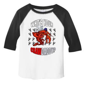 Funny Mardi Gras Whos Your Crawdaddy Crawfish Jester Beads Toddler Fine Jersey T-Shirt