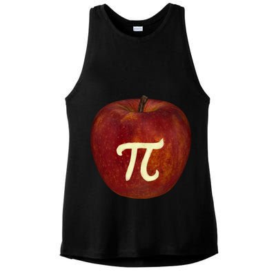 Funny Math Geek Apple Pie Pi Day Gift Ladies PosiCharge Tri-Blend Wicking Tank