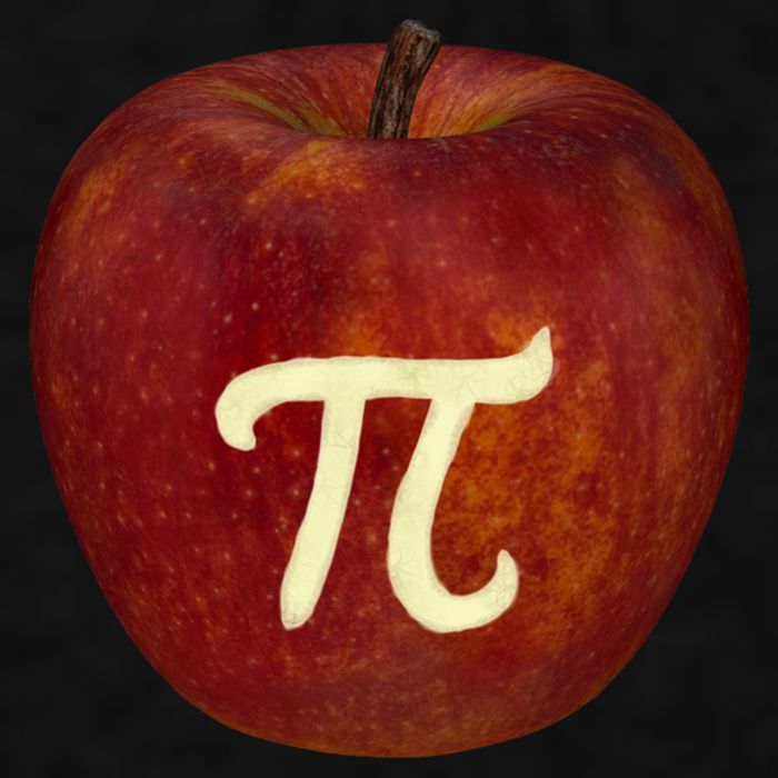 Funny Math Geek Apple Pie Pi Day Gift Ladies PosiCharge Tri-Blend Wicking Tank
