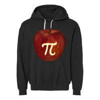 Funny Math Geek Apple Pie Pi Day Gift Garment-Dyed Fleece Hoodie