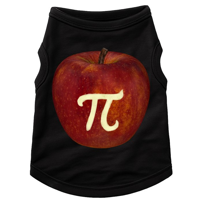 Funny Math Geek Apple Pie Pi Day Gift Doggie Tank