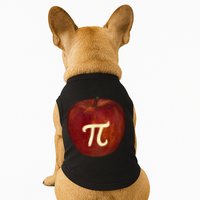 Funny Math Geek Apple Pie Pi Day Gift Doggie Tank