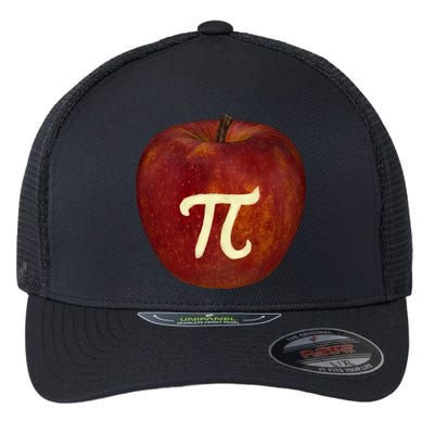 Funny Math Geek Apple Pie Pi Day Gift Flexfit Unipanel Trucker Cap