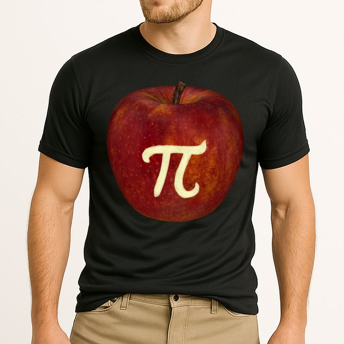 Funny Math Geek Apple Pie Pi Day Gift Performance Shirt