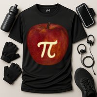 Funny Math Geek Apple Pie Pi Day Gift Performance Shirt
