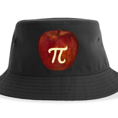 Funny Math Geek Apple Pie Pi Day Gift Sustainable Bucket Hat