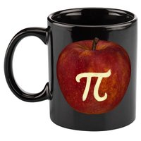 Funny Math Geek Apple Pie Pi Day Gift 11oz C Handle Ceramic Mug
