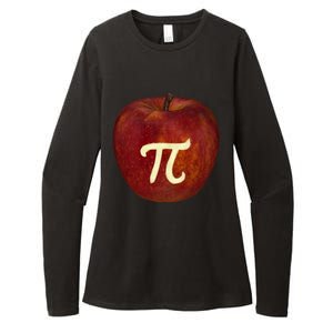 Funny Math Geek Apple Pie Pi Day Gift Womens CVC Long Sleeve Shirt