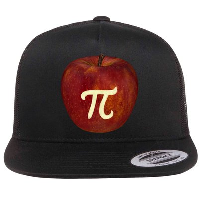 Funny Math Geek Apple Pie Pi Day Gift Flatbill Hat