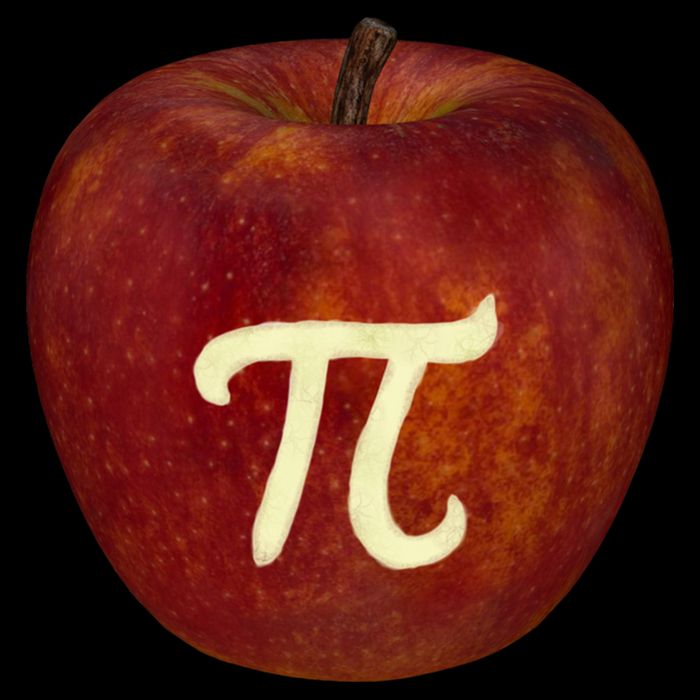 Funny Math Geek Apple Pie Pi Day Gift Flatbill Hat