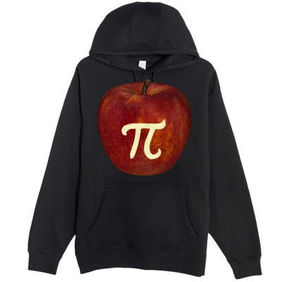 Funny Math Geek Apple Pie Pi Day Gift Premium Pullover Hoodie