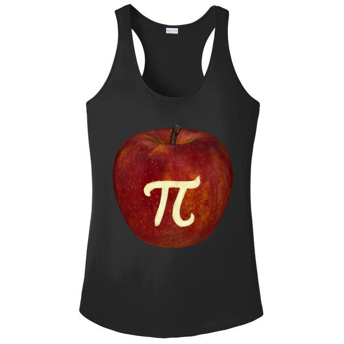 Funny Math Geek Apple Pie Pi Day Gift Ladies PosiCharge Competitor Racerback Tank