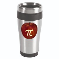 Funny Math Geek Apple Pie Pi Day Gift 16oz Travel Tumbler