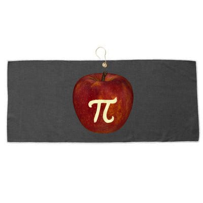 Funny Math Geek Apple Pie Pi Day Gift Large Microfiber Waffle Golf Towel