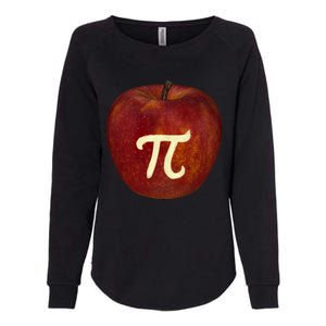 Funny Math Geek Apple Pie Pi Day Gift Womens California Wash Sweatshirt