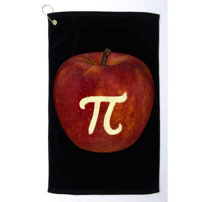Funny Math Geek Apple Pie Pi Day Gift Golf Towel